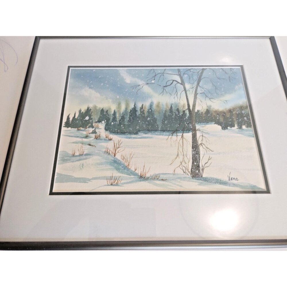 Original Water Color by Vera Dyck "Center Lake" Hastings Highlands Ontario 90's